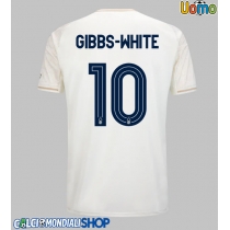 Maglie da calcio Nottingham Forest Morgan Gibbs-White #10 Seconda Maglia 2025-26 Manica Corta